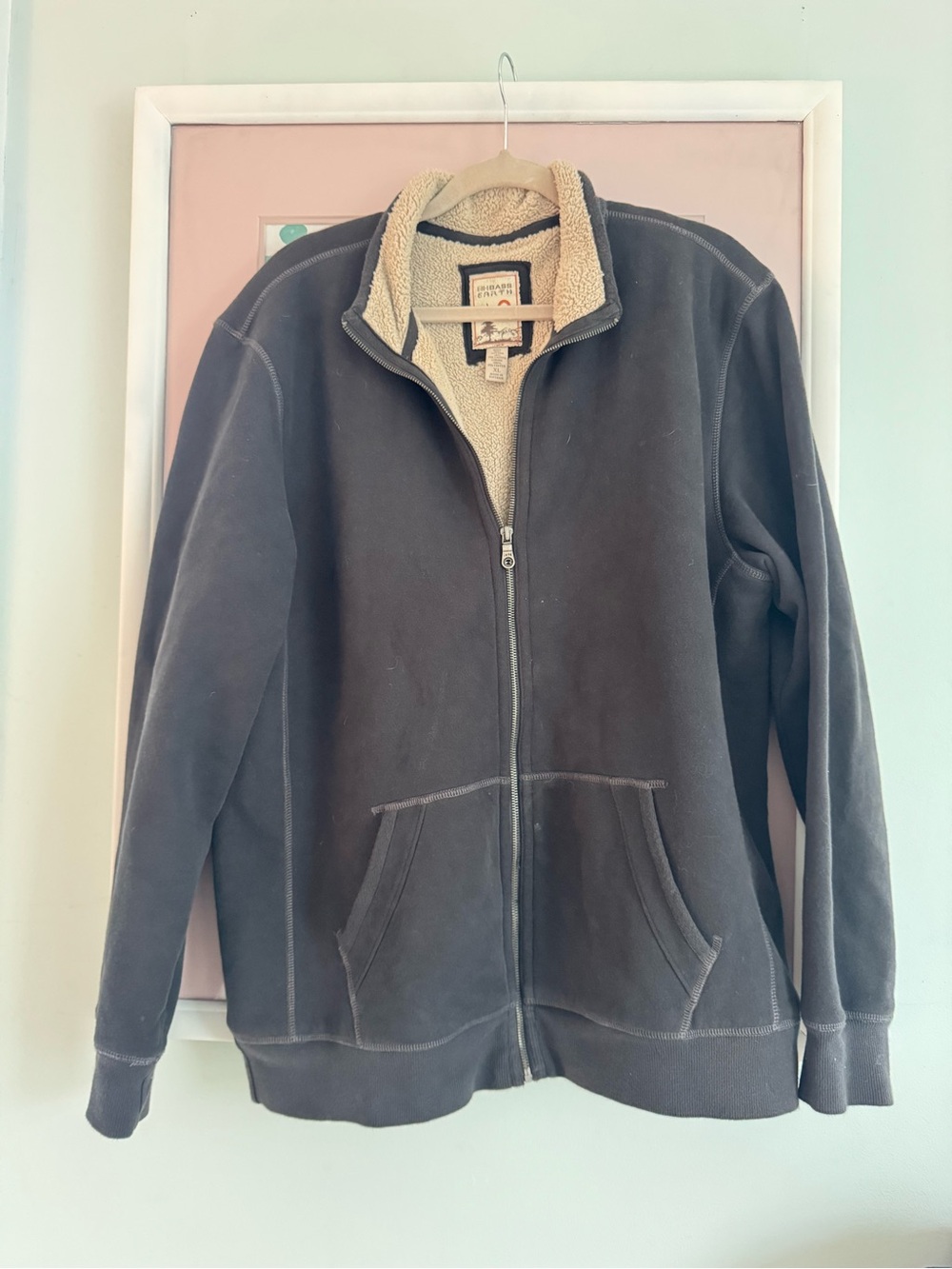 Bass Men's Full-Zip Sherpa-Lined Jacket - Brown/Tan